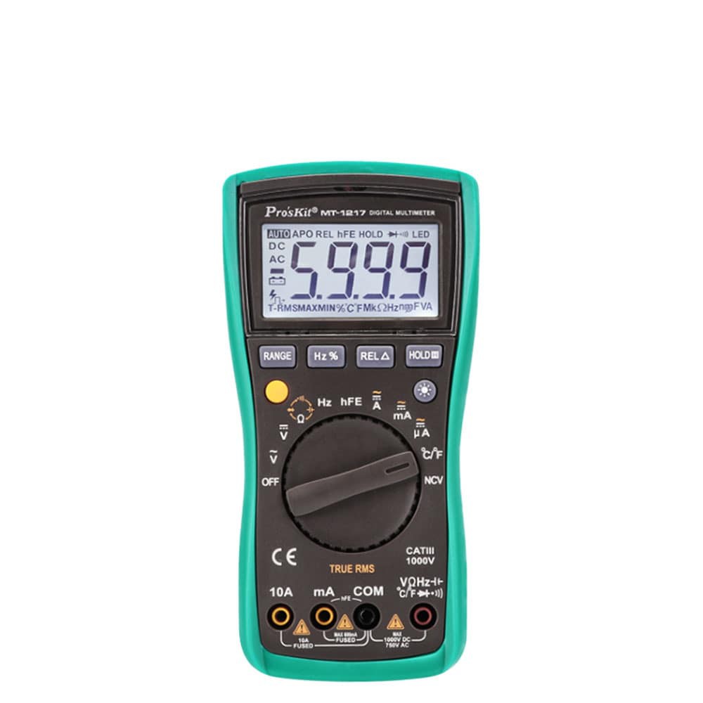 Pro'sKit ดิจิตอลมัลติมิเตอร์ปรับย่านอัตโนมัติ MT-1217