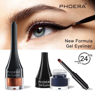 PHOERA 10 สีเจลอายไลเนอร์เจลอายไลเนอร์ชนิดไม่ย้อมสีติดทนนานกันน้ำ