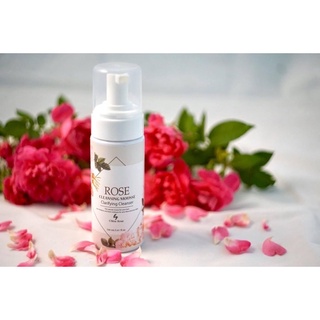 โฟมล้างหน้า Rose Cleansing Mousse Clarifying Cleanser