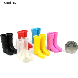 &lt; Cooltoy &gt; รองเท้าบูท กันฝน ขนาดเล็ก หลากสี สําหรับตกแต่งบ้านตุ๊กตา 1/12