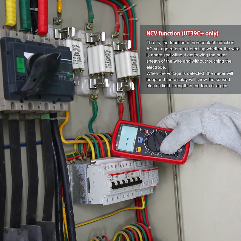 UNI-T UT39A UT39C UT39E Digital Multimeter Auto Range With LCD ...