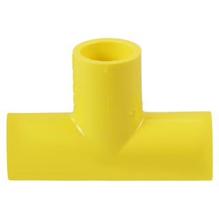 Joints PVC TEE FITTING SCG 1/2” YELLOW Conduit, accessories Electrical work ข้อต่อ ข้อต่อสามทาง PVC SCG 1/2 นิ้ว สีเหลือ