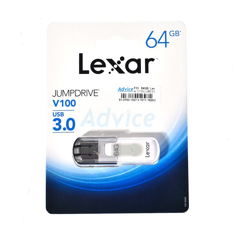 64GB 'LEXAR' (V100) 'USB 3.0'