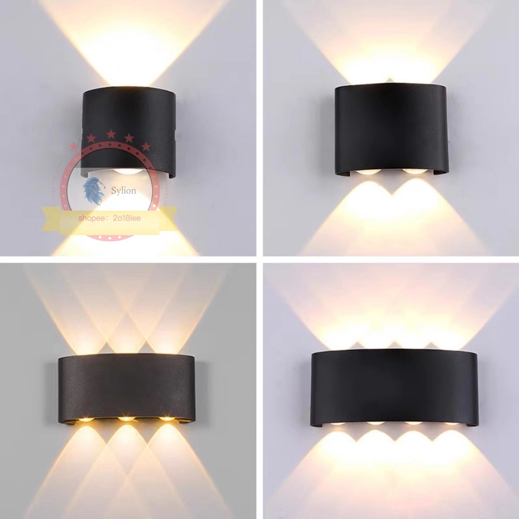 โคมไฟติดผนัง LED กันน้ํา สไตล์โมเดิร์น สําหรับตกแต่งบ้าน ห้องนอน ข้างเตียง