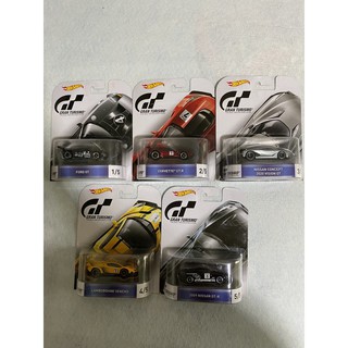 Hot wheels set of GRAN TURISMO THE REAL DRIVING SIMULATOR