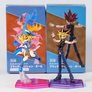 Yu-gi-oh! โมเดลตุ๊กตา PVC รูปการ์ตูนมอนสเตอร์ Yami Yugi Atem Magic Dark Girl Magical ของเล่นสะสม สําหรับเด็ก