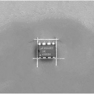 1PCS​  LME49860 44V Dual High Performance, High Fidelity Audio Operational Amplifier​ (National Semiconductor)​