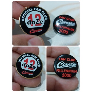 pin(เข็มกลัด Consadole Sapporo Official fan club)จำนวน 2ชิ้น ของแท้