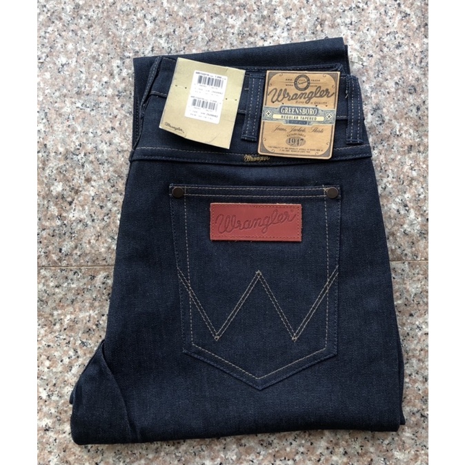 เอว 40🔥🔥#รุ่นที่ตามหามานาน Wrangler ผ้าดิบผสมยืด กระบอกธรรมดา รุ่นนี้ใส่เฟดได้จ้า