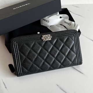 CHANEL LONG ZIPPY WALLET CAVEAR        เป็นกระเป๋าสตางค์รุ่นคลาสสิคและฮิตมากๆ💛