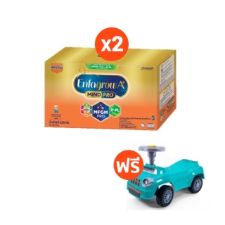 เอนฟาโกร เอพลัส มายด์โปร ดีเอชเอ พลัส เอ็มเอฟจีเอ็ม โปร 3 วิท ทู-เอฟแอล สำหรับเด็กอายุ 1 ปีขึ้นไป 4200 กรัม จำนวน 2 กล่อง ฟรี รถผจญภัยเอนฟา