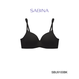 SABINA BRALESS เสื้อชั้นใน รุ่น PRETTY PERFECT (ไร้โครง) รหัส SBU9100BK สีดำ