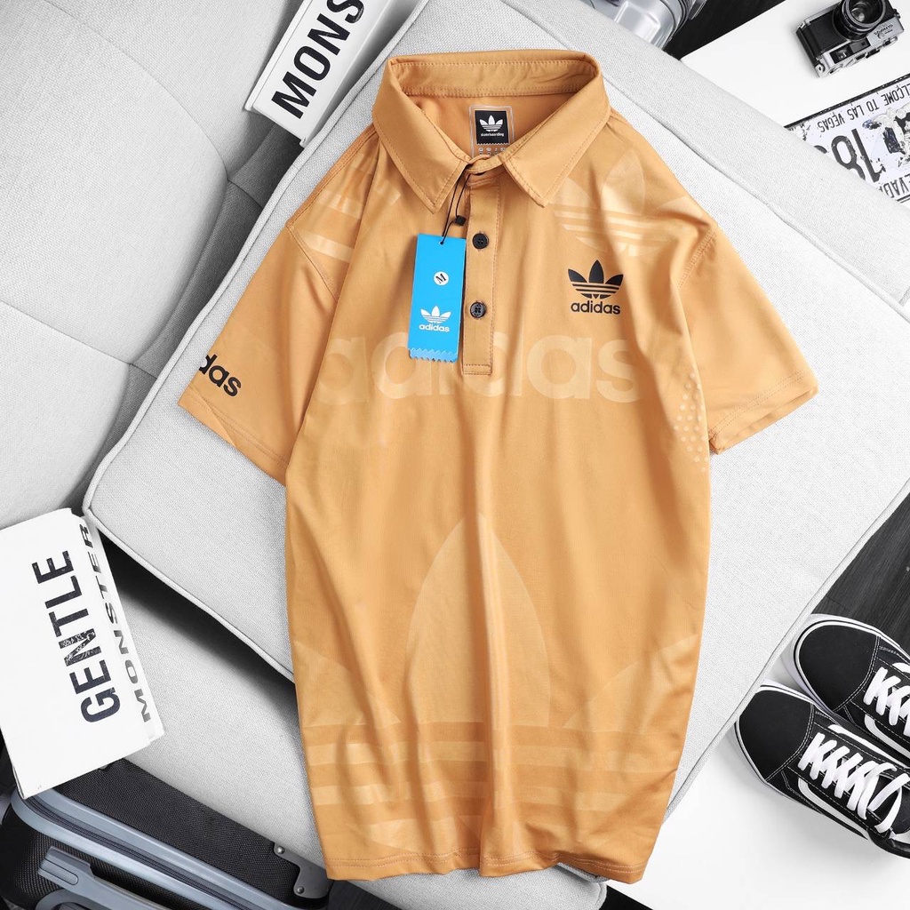 เสื้อโปโลแขนสั้น ผู้ชาย เสื้อยืคคอปก ผ้ากีฬา ใส่เที่ยว ออกกำลังกาย ตีกอล์ฟ เดินทาง คุณภาพดี ราคาถูก