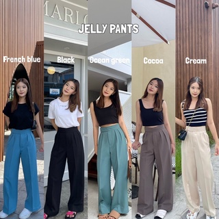 jelly pants กางเกงเอวยื่นขากระบอกใหญ่ (nita.bkk)