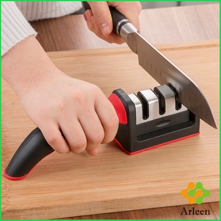 Arleen ที่ลับมีด อุปกรณ์ลับมีด หินลับมีด ลับได้ เครื่องลับมีด แท่นลับมีด Knife sharpener