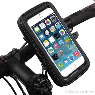 cherry ขาตั้งมือถือติดจักรยานกันน้ำได้ WATERPROOF BICYCLE BAG HOLDER CASE COVER