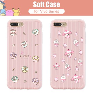 Small Cake Soft Cover Case Vivo Z1X Y91C Y11 2019 U20 U3X Y17 V17 NEO Y95 Y93 Y91i U10 V11i Y90 Y70 Y5S Z5 Y91 V17 Pro V9 S1 Pro Y19 Y15 Y12 U3 Y85 Y7S V15