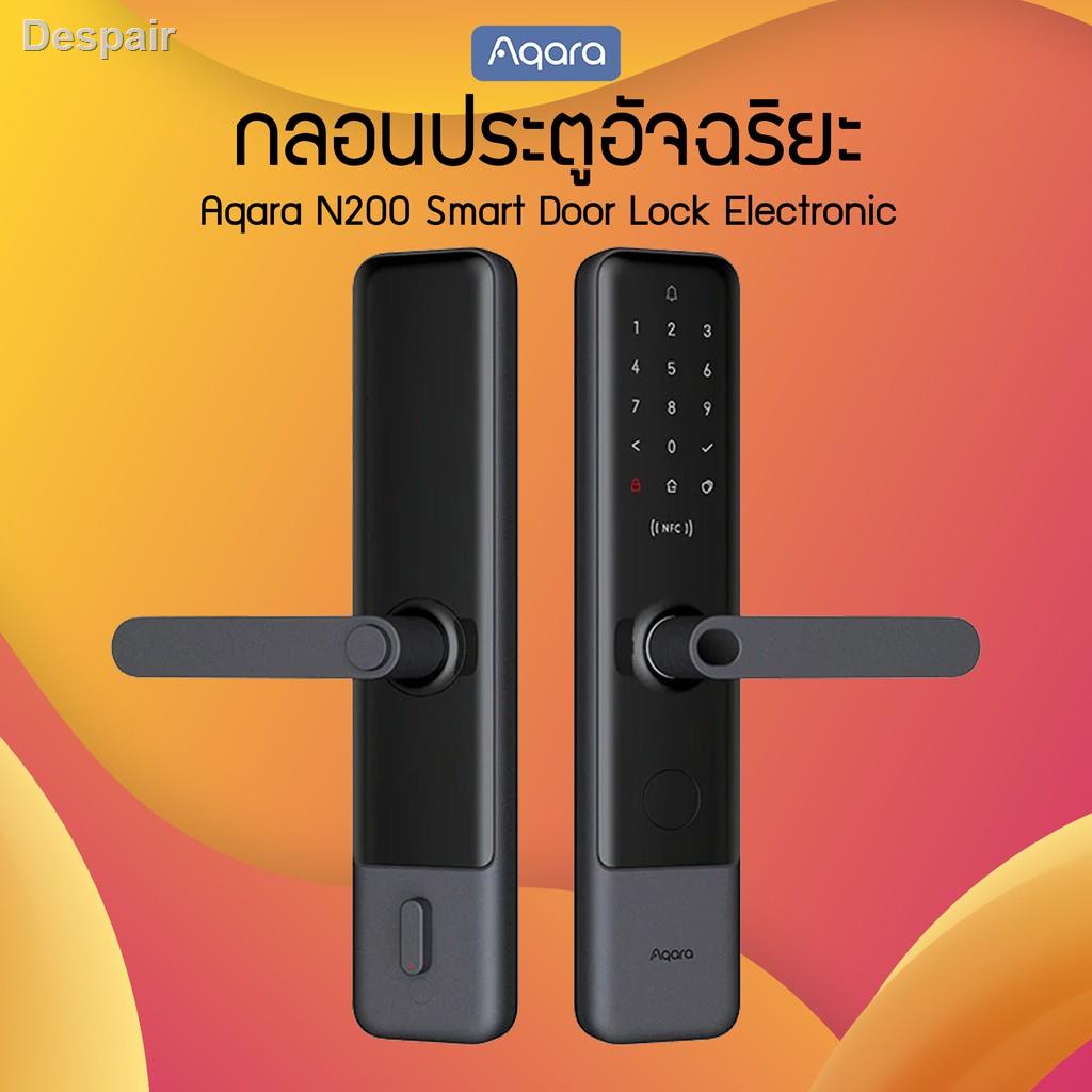 ۩◊ↂSmart กลอนประตู N200 Smart Door Lock Electronic Lock กลอนประตูอัจฉริยะ สแกนลายนิ้วมือจัดส่งที่รวดเร็ว