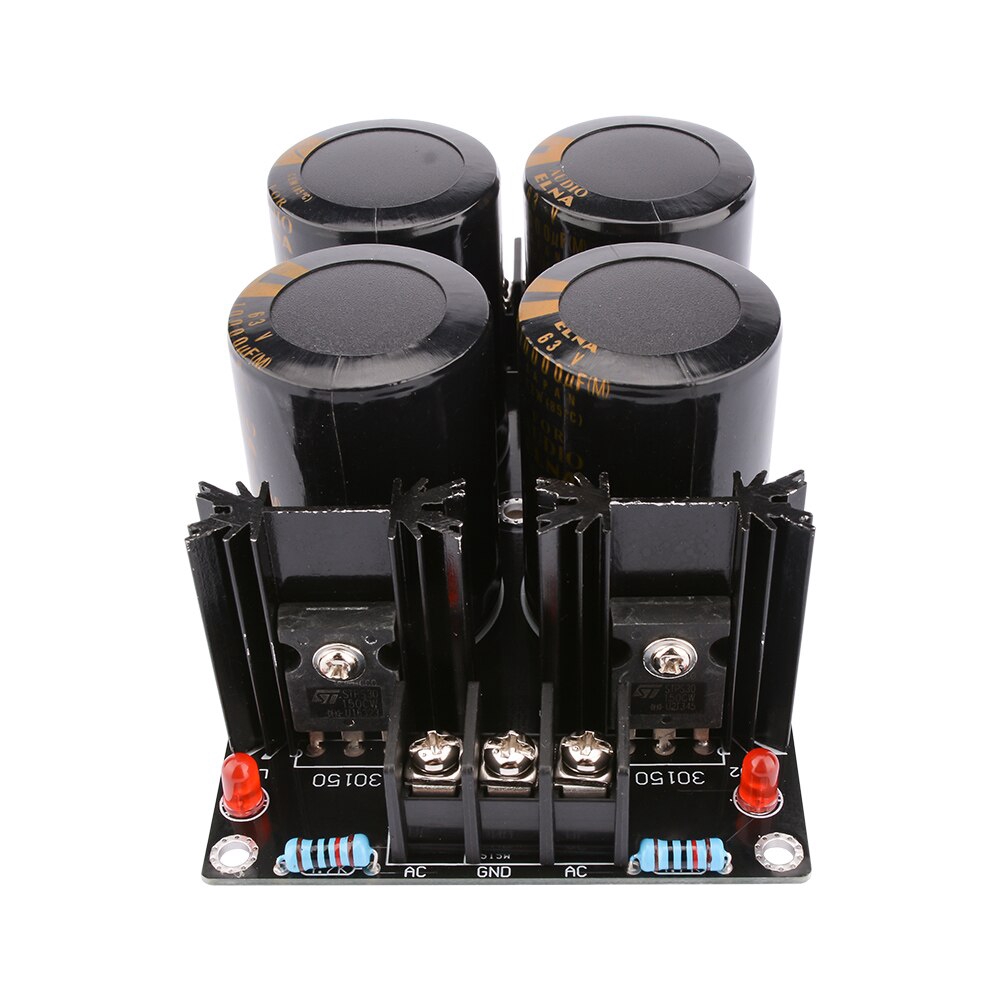 Aiyima Schottky แผ่นบอร์ดโมดูลพาวเวอร์ซัพพาย 63v 10000 Uf Capacitor