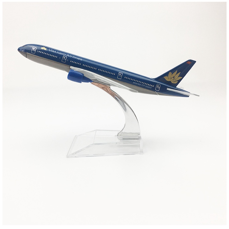 Yalinda Vietnam Airlines Boeing 777 เครื่องบิน 16 ซม.Die-cast เครื่องบินโลหะเครื่องบินรุ่นเครื่องบิน