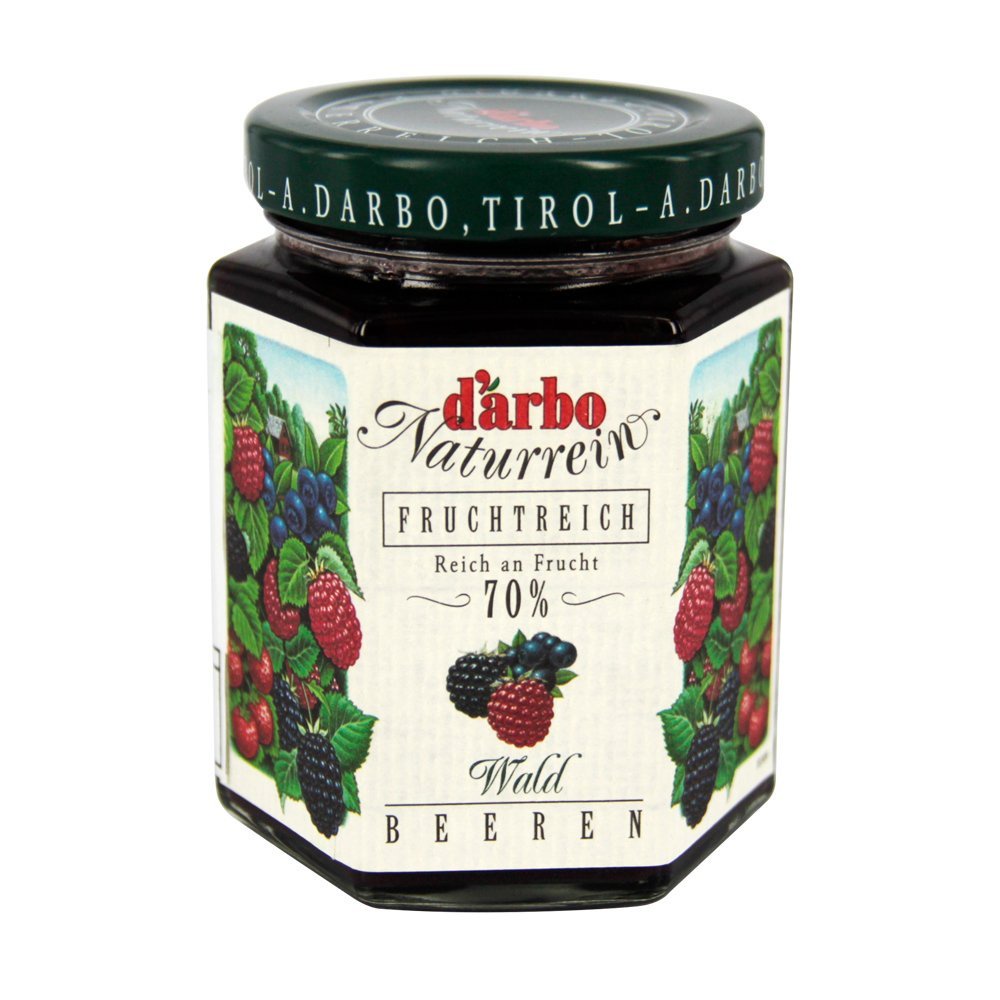Darbo Forest Berry Spread 200gr./แยมผลไม้รวมเข้มข้น 70% (ตราดาร์โบ้) ขนาด 200กรัม (หมดอายุ 10/09/2026)