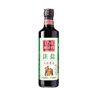 Haitian Time-honored brand Light salt Toudao Soy sauce 480 ml. ซอยถั่วเหลืองพรีเมี่ยม สูตรเค็มน้อย