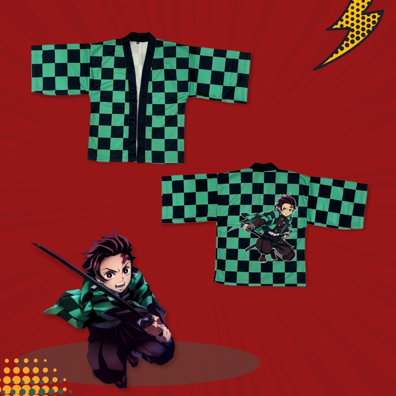 ผ้าคลุมดาบพิฆาตอสูร(Demon Slayer) มี5ลายสกรีนหน้า-หลัง
