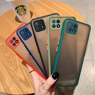 เคสขอบสีหลังด้าน SAMSUNG A52S A50 A20 A30 A10 A31 A750 A21S A10S A20S A11 M11 เคสกันกระแทก ชำชุง