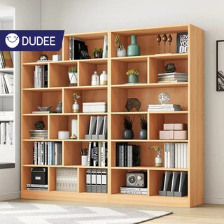 DUDEE ตู้หนังสือชั้นวางหนังสือตู้เก็บของ ห้องนั่งเล่นห้องทำงานเรียบง่าย