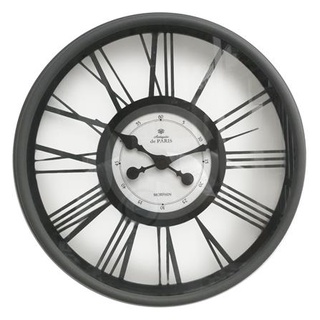 [พร้อมส่ง] HomeDoDee นาฬิกาแขวน ON TIME MORPHIn Roman 44.8x44.8 ซม. สีดำ นาฬิกาฝาผนัง นาฬิกาติดผนัง