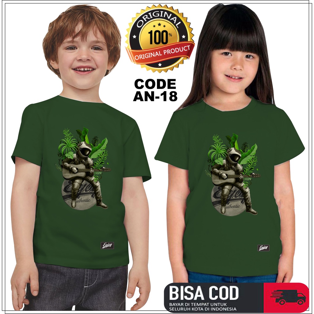 Original Enjoy เสื้อยืดเด็กของแท้