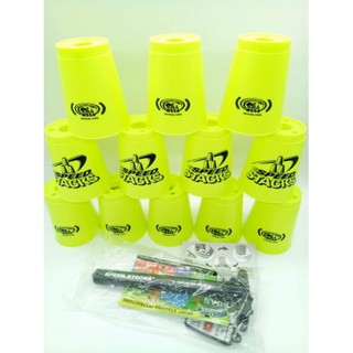 แก้วสแต็ค Sspeed Stack Pro series แก้วสแต็ค 12ใบ set 12 cups Family Game Stacking Sport