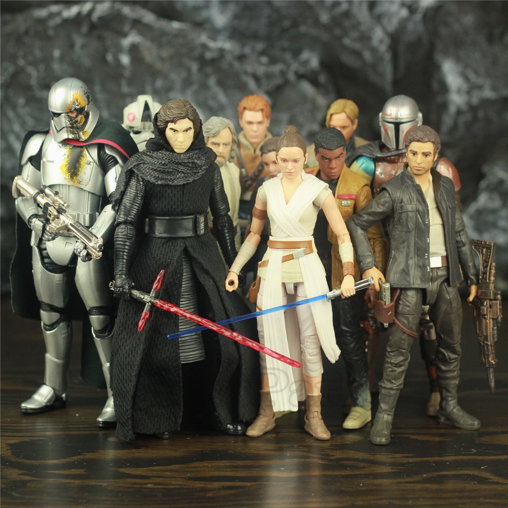 Star Wars 6" Action Figure Kylo Ren Luke Leia C3PO Darth Maul Nihilus Jaina Sol Han Solo
