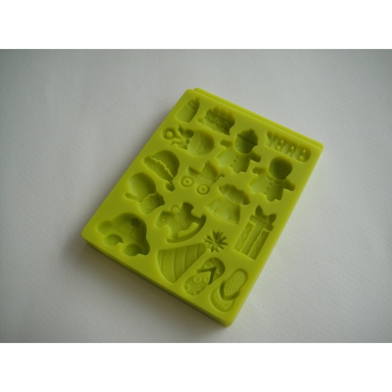 SP022 - แม่พิมพ์ซิลิโคนทำขนม วุ้น ช็อคโกแลต หรือสบู่ อุปกรณ์ตกแต่งฟองดอง รูป Baby