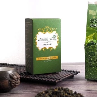 ชาเขียวอู่หลง ออร์แกนิก คัดพิเศษ 有机精选绿茶 Special Selected Organic Green Tea ดอยแม่สลอง 200g | Emerald Thai Tea Since 1984