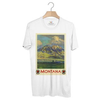 BP121 เสื้อยืด Retro City : Montana