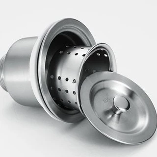 ซิงค์ล้างจาน อ่างล้างจาน 1หลุม วัสดุสแตนเลส ขนาด50x40ซม stainless steel sink รุ่น FS5040