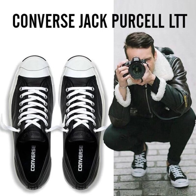 Converse Original new Smile style JACK ( หนัง ) แท้💯%