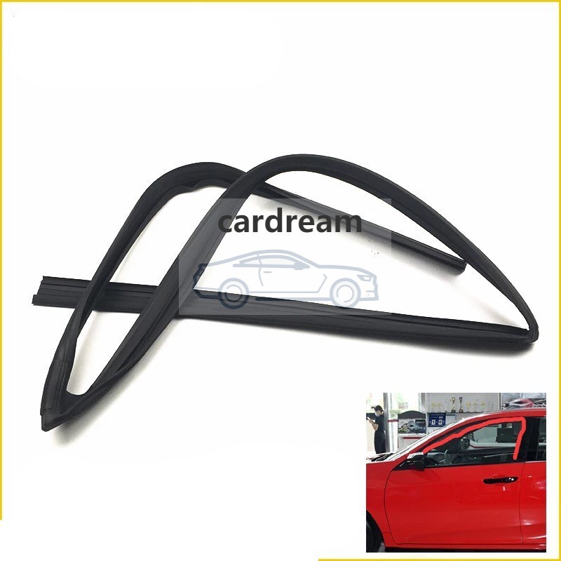 Honda jazz SAA GD1 GD3 iDSI VTEC DOOR GLASS RUN CHANNEL RUBBER สําหรับ honda fit jazz 2003 2004 2005 2006 2007 2008