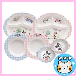 ❤️DAISO Korea X DISNEY❤️ ชุดจานชาม ลายมิกกี้ มินนี่เมาส์ สําหรับเด็ก
