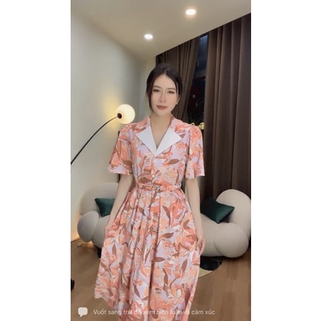 ชุดเดรสคอปกเสื้อกั๊ก Loan Lam