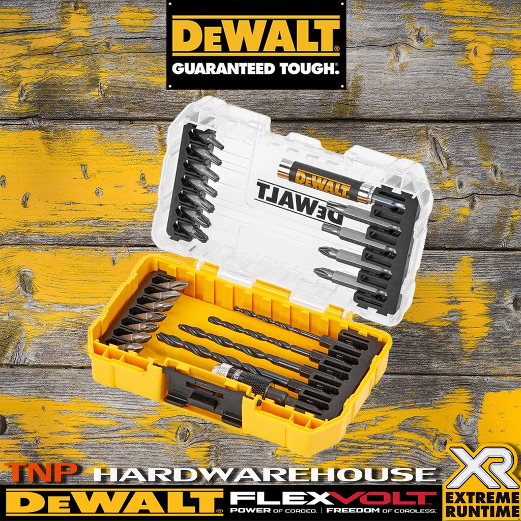 DEWALT DT70708 ชุดดอกไขควง + ดอกสว่าน 25ชิ้น