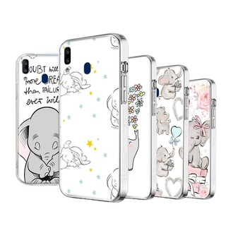 Wi-34 เคสโทรศัพท์มือถือแบบนิ่ม ใส ลายช้างน่ารัก สําหรับ OPPO Reno 8 Pro 5G Find x5 A17K A77S A78 A55 A56 A54