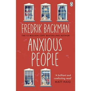 [เล่มจริง] หนังสือภาษาอังกฤษ Anxious People : he No. 1 New York Times bestseller, now a Netflix Tv Series