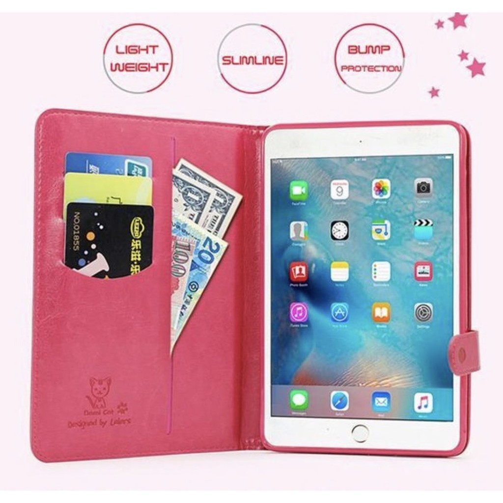 iPad mini 1 2 3 / iPad mini 4 5 / iPad Air / iPad Air2 case iPad กันกระแทก กระเป๋า ซอง ฝาพับ เปิดปิด Smart sleep #5