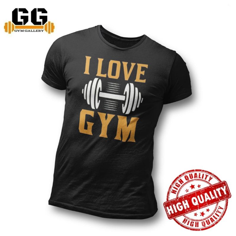 เสื้อยืด DAILY SPORT GYM FITNESS I Love Gym