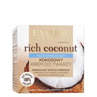 Eveline Rich Coconut Multi-Moisturizing Coconut Face Cream 50ml.