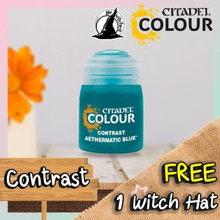 (Contrast) AETHERMATIC BLUE : Citadel Paint แถมฟรี 1 Witch Hat