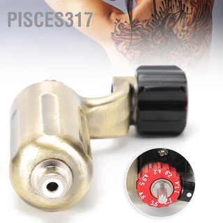 Pisces317 เครื่องสัก อินเตอร์เฟซ Rca มอเตอร์ไดรฟ์ตรง และเครื่องมือ Shader ทรงกลม