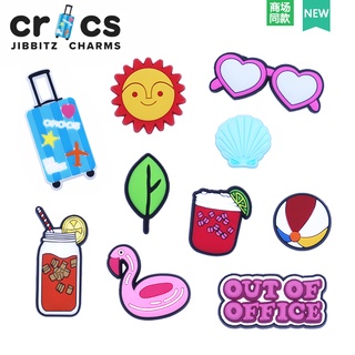 Jibbitz crocs charms เครื่องประดับแฟชั่น หัวเข็มขัด สําหรับตกแต่งรองเท้า crocs